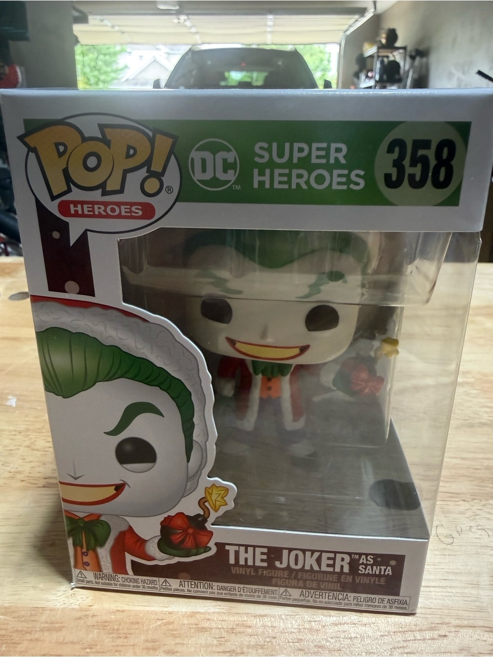 Funko The Joker as Santa Pop! Figure — Green, Red, White